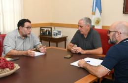 Javier Gastón se reunió con el gerente del Banco Provincia