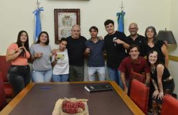 Entrega de llaves a los nuevos estudiantes de la Residencia Universitaria de Chascomús en La Plata