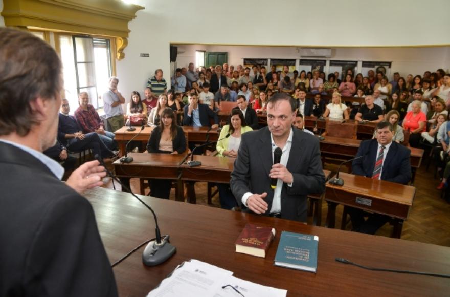 Un pasaje del acto del sábado.