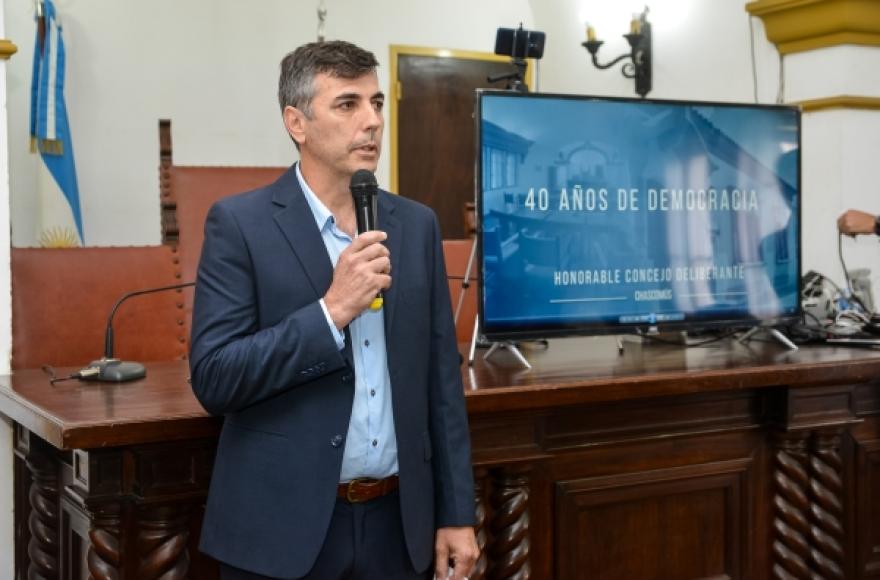 Un pasaje del acto del sábado.