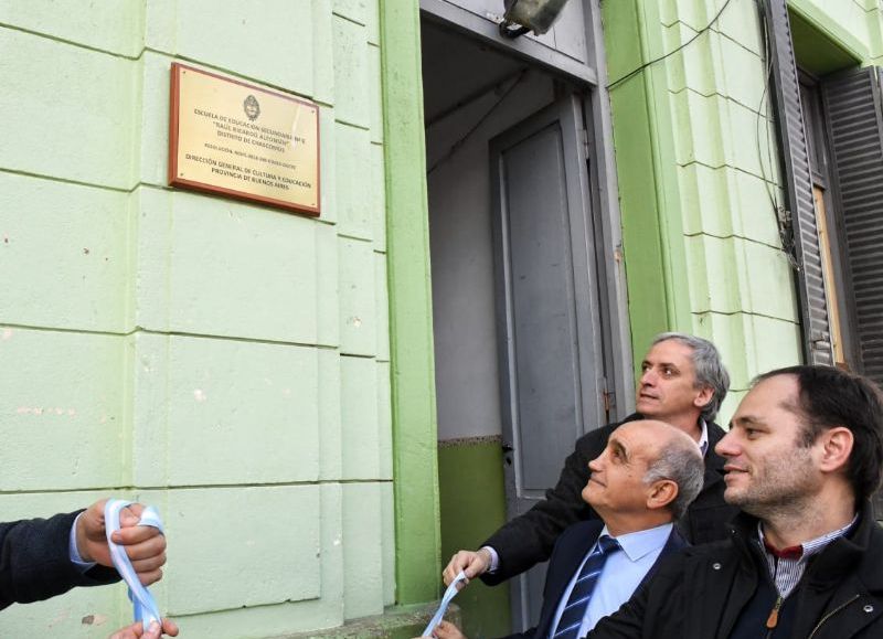 Ceremonia encabezada por el vicegobernador Salvador.