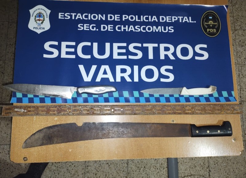 Elementos secuestrados.