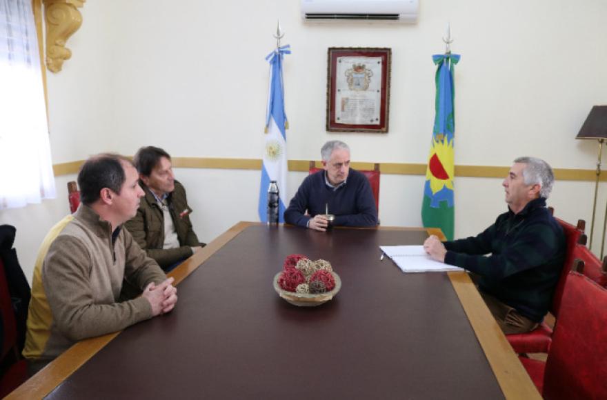 Javier Gastón recibió al nuevo titular de la delegación Chascomús.