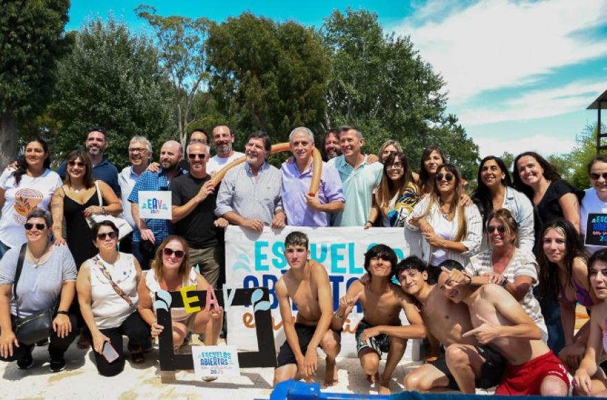 Actividad en el camping Néstor Kirchner.