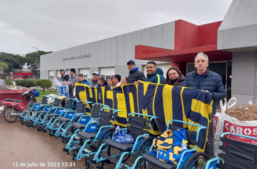 Con gestión de la peña de Boca juniors de Chascomús “Jorge ‘Chino’ Benítez”.