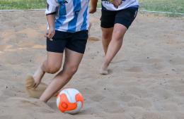 Este viernes se disputa el Torneo de Fútbol Playa