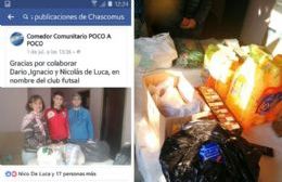 El comedor “Poco a Poco” recibió donaciones