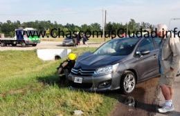 Accidente automovilístico en el Kilómetro 114 de la Autovía 2