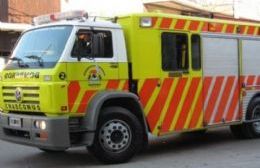 Intervención de Bomberos por accidente en la Ruta 20
