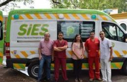 La provincia mandó una ambulancia a Chascomús