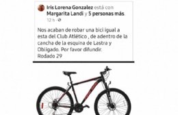 Robo de una bicicleta