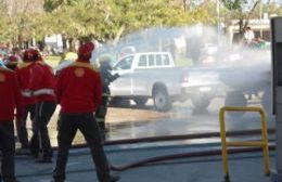 Exitoso simulacro de los Bomberos