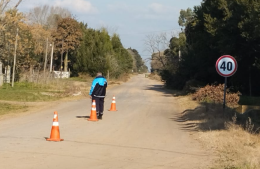 Operativos conjuntos con la Agencia Nacional de Seguridad Vial en el Barrio Parque Girado