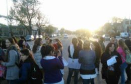 Reclamo de los estudiantes del IFD N° 98