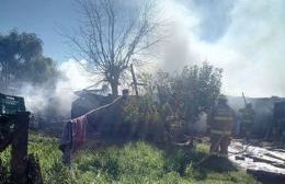 Ante el incendio de una vivienda, se solicitan donaciones para la familia