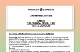 Tasas municipales: beneficios para jubilados y pensionados