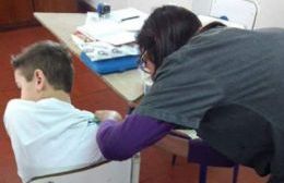Campaña de vacunación en escuelas