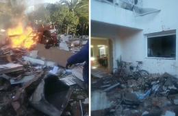 Impactante explosión voló una casa en el Country Golf Chascomús