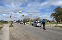 Operativo de seguridad vial en el Acceso Norte