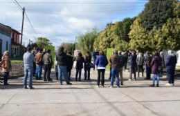 Se inauguró el primer tramo de asfalto sobre calle Perú