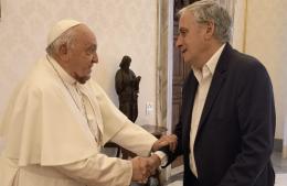 Javier Gastón fue recibido por el Papa Francisco en el Vaticano