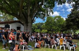 En los jardines del Museo Pampeano se realizó el tradicional brindis con los trabajadores municipales