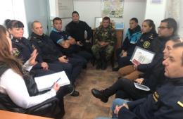 Reunión de la secretaria de Seguridad Ciudadana con autoridades policiales